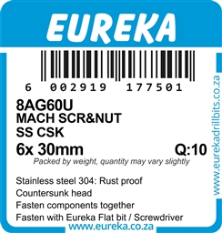 8AG60 - Machine Screw & Nut ST/ST -8AG60_label_T